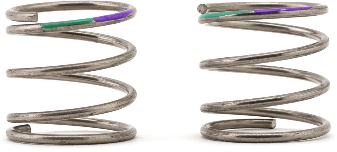 Yokomo Yokomo MS2.0 Progressive Short Shock Springs (2) (Green/Purple/2