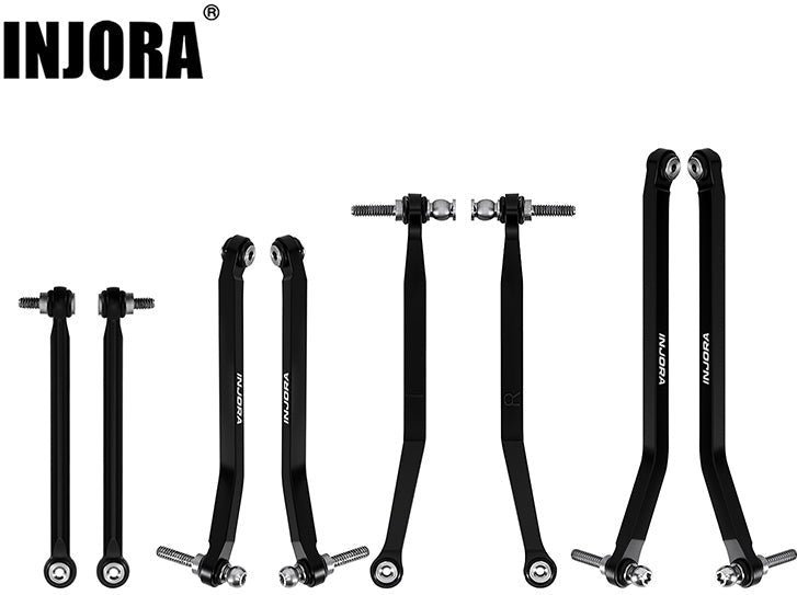 Injora Aluminum High Clearance Chassis Links for 1/30 Axial SCX30