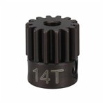 Hot Racing Hardened Steel 14T 0.5 Mod Pinion Gear, 2.3mm Bore