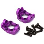 Treal Hobby Treal Hobby Losi Mini LMT Aluminum Front C Hub Spindle Carriers