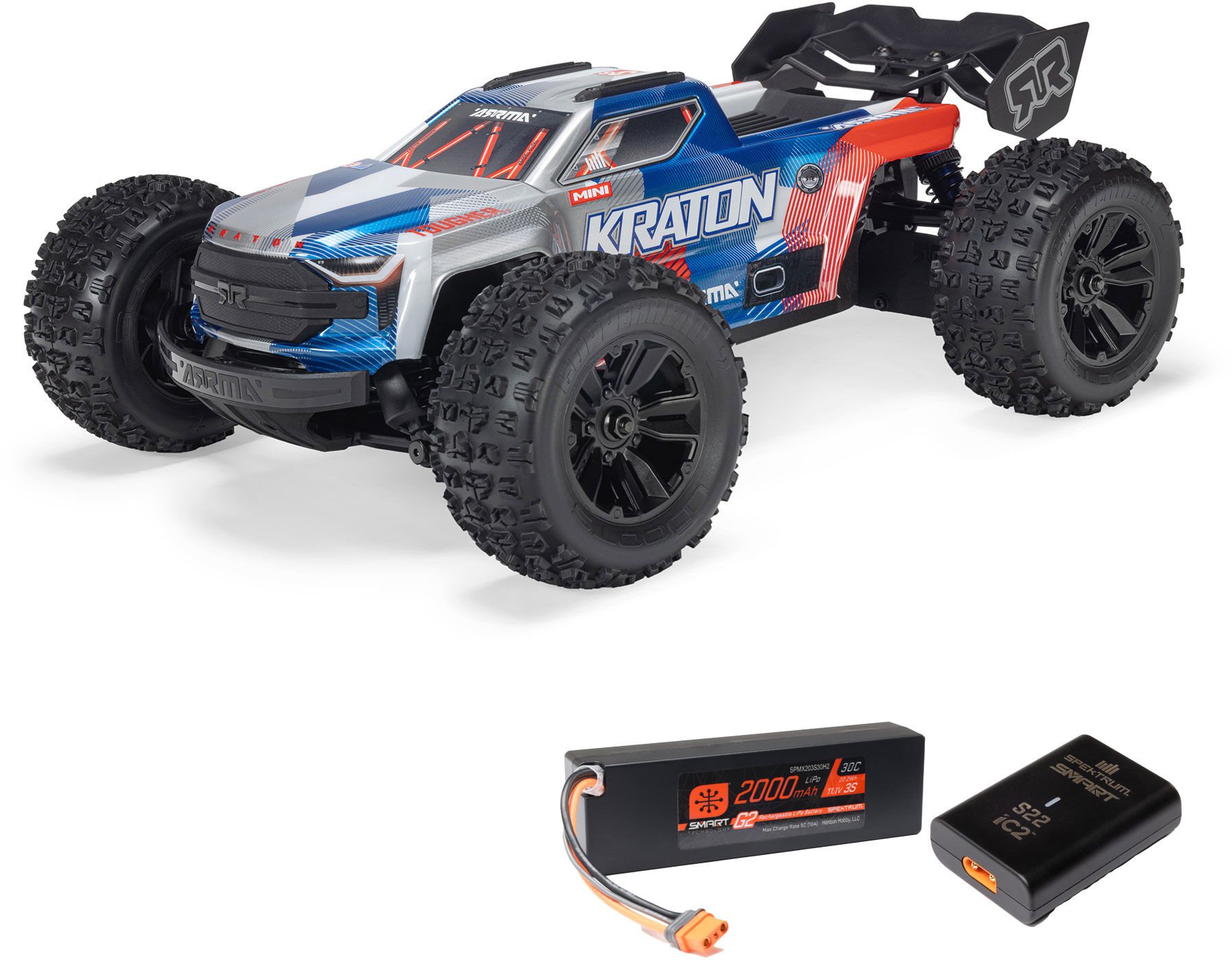 Camion RC Arrma Kraton Camion De Vitesse Sans Balais KRATON 6S EXB 4X4