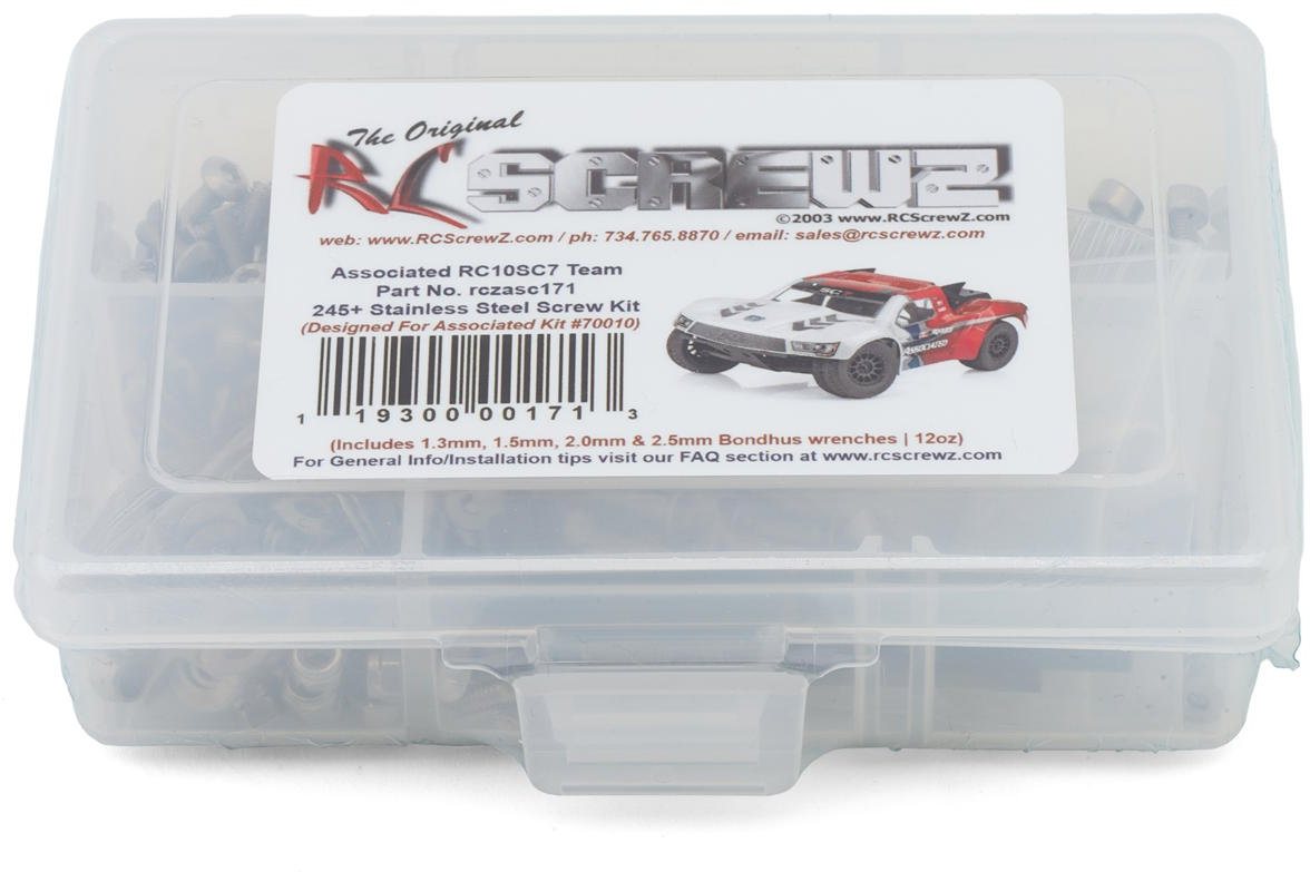 RC Screwz RC Screwz Team Associated RC10SC7 1/10 Short Course Truck Stainl