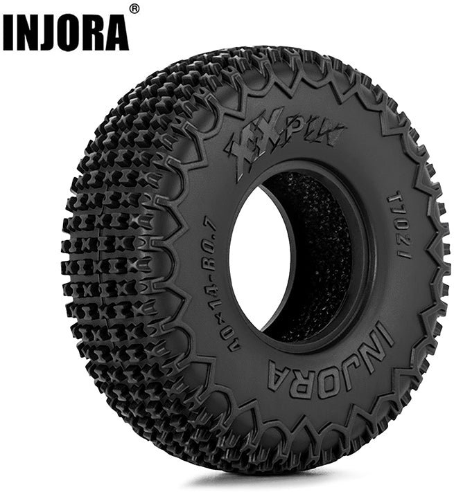 Injora 0.7 40*14mm XHX Pin Tires for 1/30 SCX30 (T7021) (4)