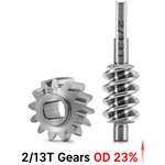 Injora Axle Worm Gear Set for 1/30 SCX30