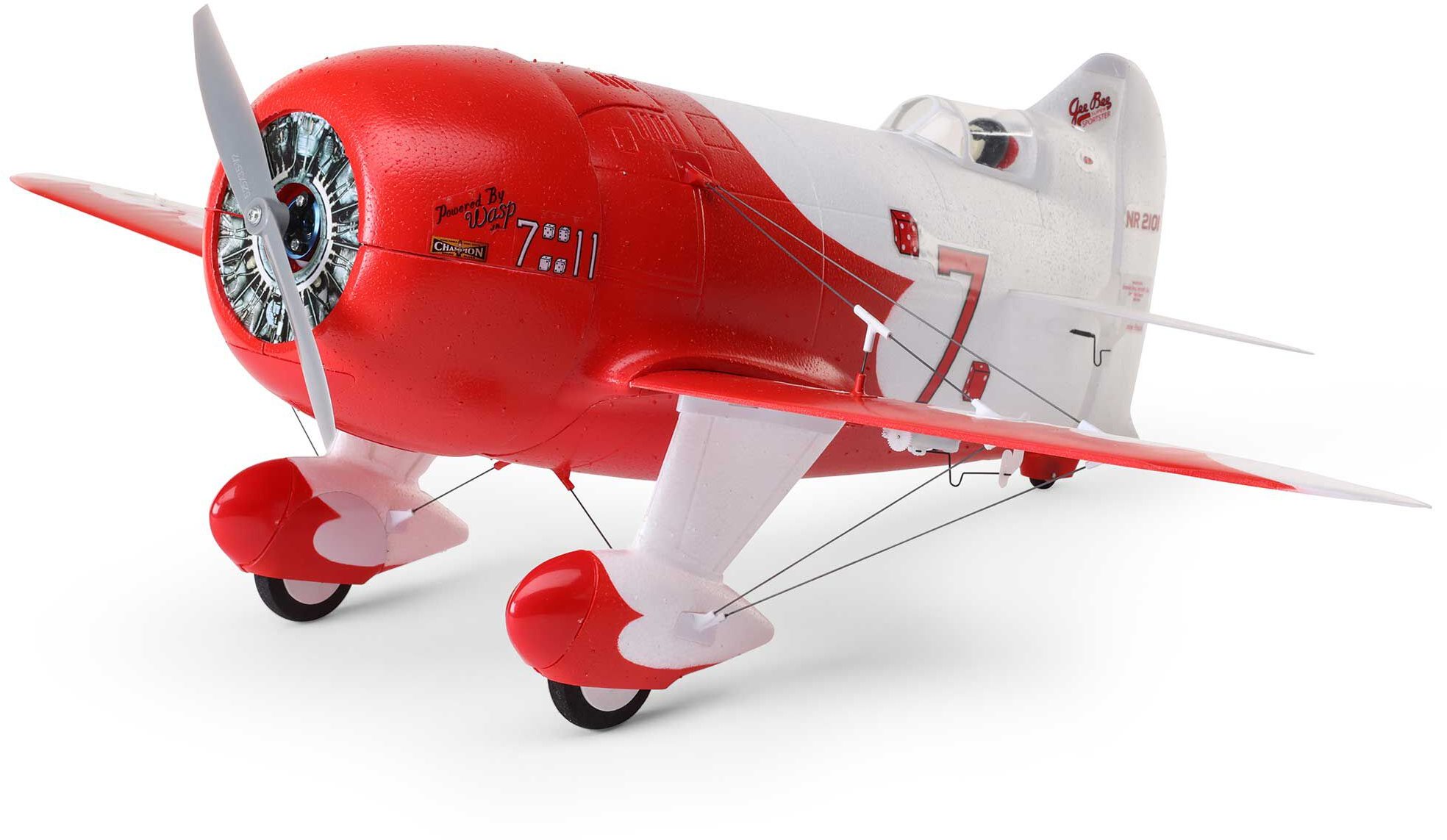 E-Flite UMX Gee Bee R-2 510mm BNF Basic with AS3X and SAFE Select