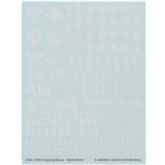 GunPrimer G-Rework Chipping Decal Sheet Zeon #01 (White)