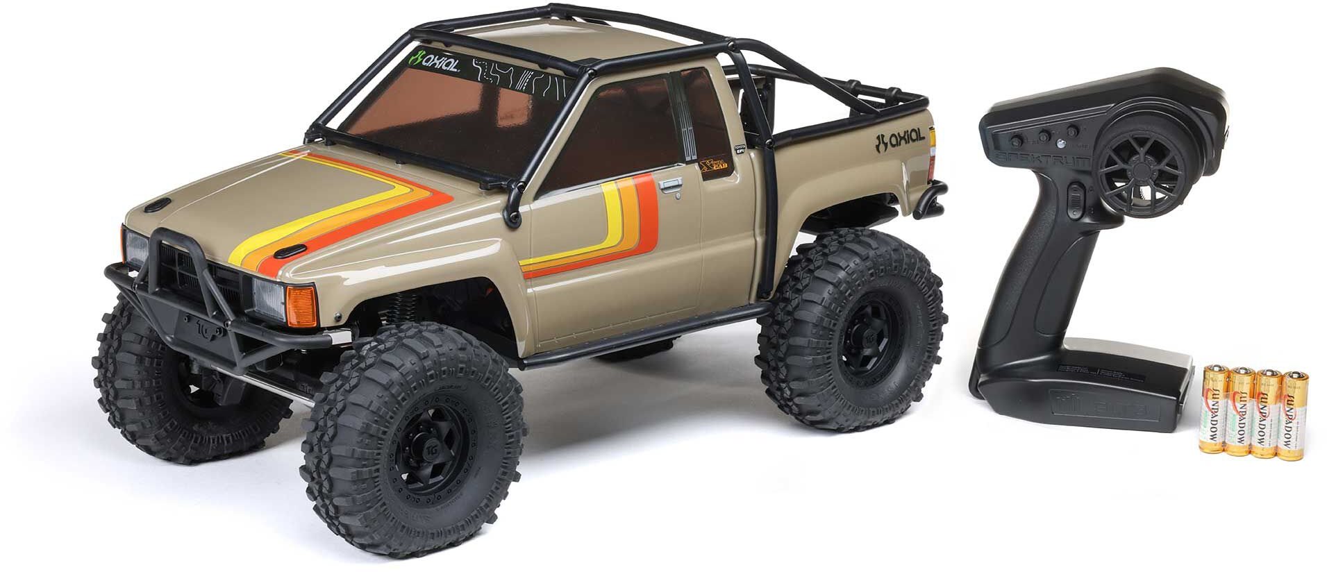 Axial 1/10 SCX10 III 1987 Toyota SR5 4X4 RTR Brushed Rock Crawler, Tan