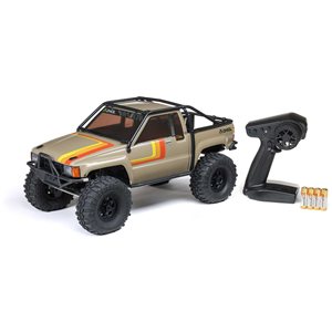 Axial 1/10 SCX10 III 1987 Toyota SR5 4X4 RTR Brushed Rock Crawler, Tan