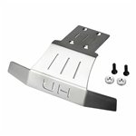 Hot Racing Stainless Steel Front Bumper/ Skid Plate, 1/16 ARRMA Mini Kraton