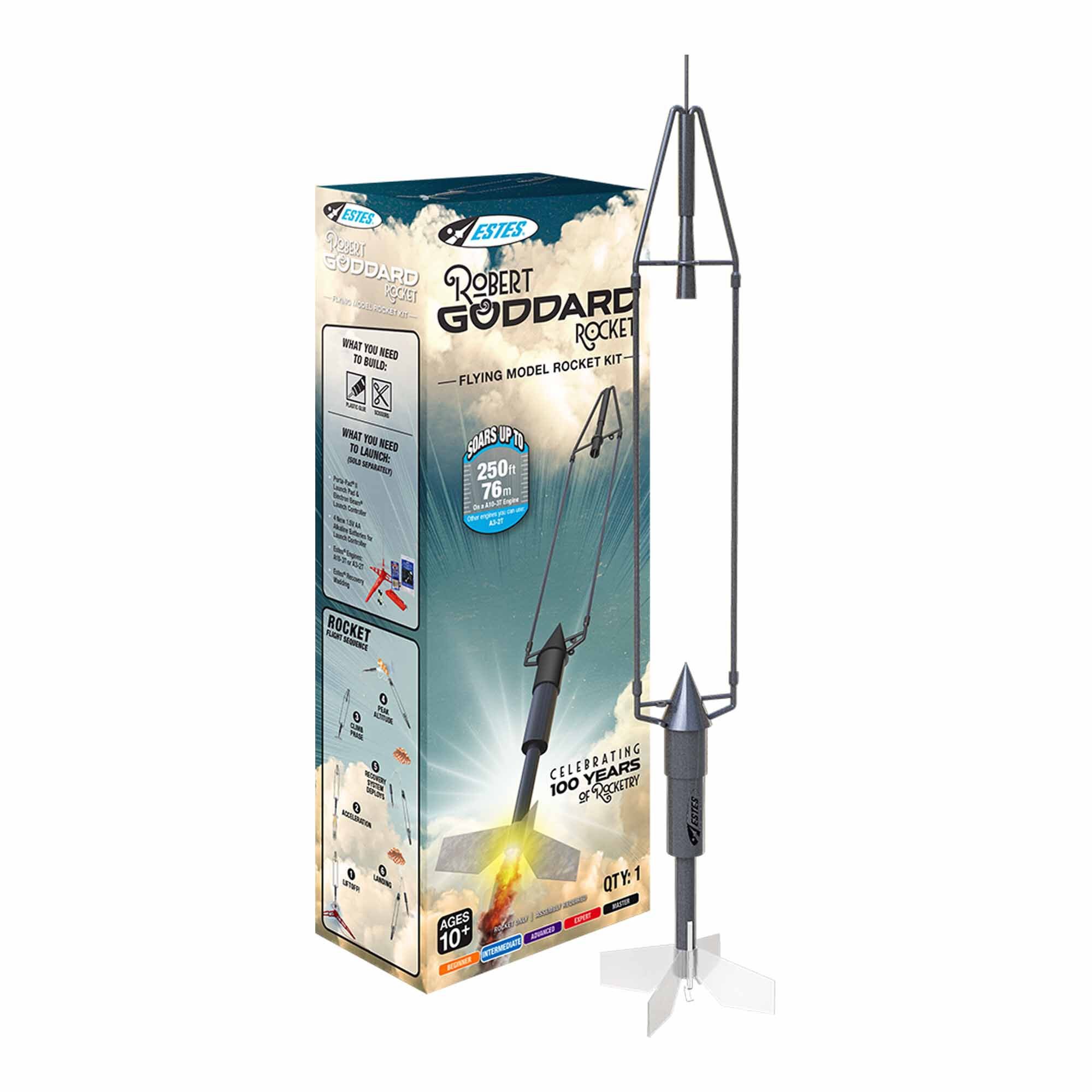 Estes Robert Goddard Rocket Model Rocket Kit