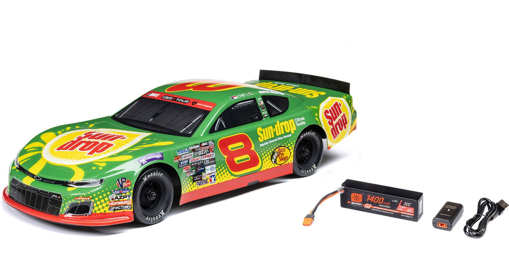 Losi 1/12 Asphalt Late Model RC Race Car Dale Earnhardt Jr. No. 8 202