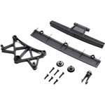 Losi Clipless Body Mount and Spoiler, Body: GROM Asphalt Late Model