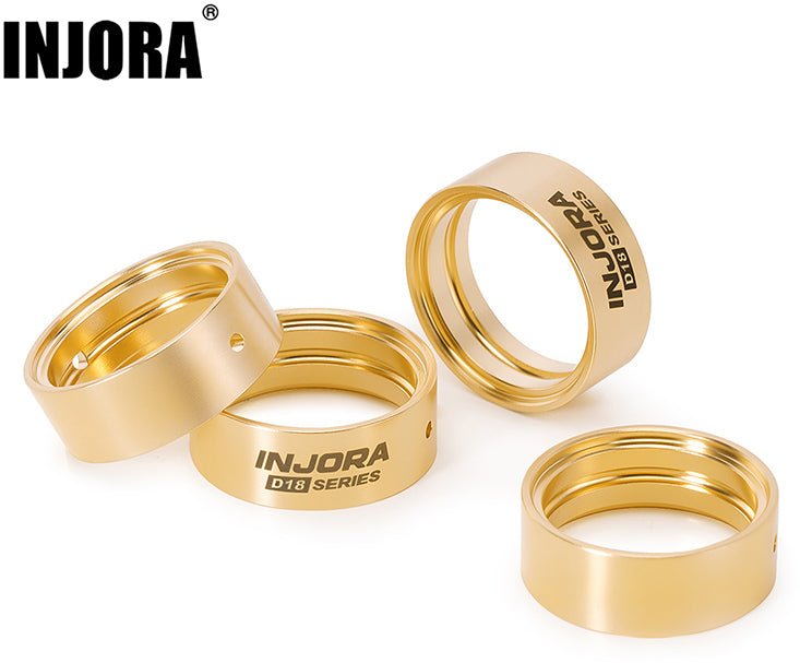 Injora Brass Inner Clamp Rings for  0.7 D18 Wheels