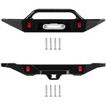 Injora Aluminum Front Rear Bumper for 1/30 SCX30 Bronco
