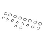 E-Flite Wheel Axle E-Clips: V1200 V2