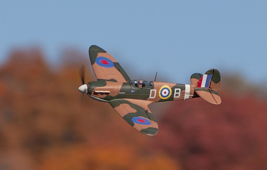 Spitfire Rfm Rage RC Raf Spitfire Bl 500Mm Rtf Warbird With Pass (Pilot Assist ...