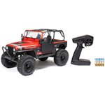 1/10 SCX10 III Jeep CJ-7 4X4 RTR Brushed Rock Crawler, Red