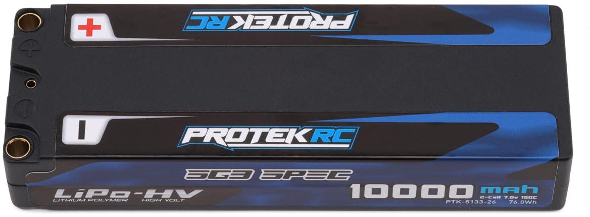 ProTek RC ProTek RC 2S 150C Low IR SG3 HV LiPo Battery (7.6V/10000mAh)