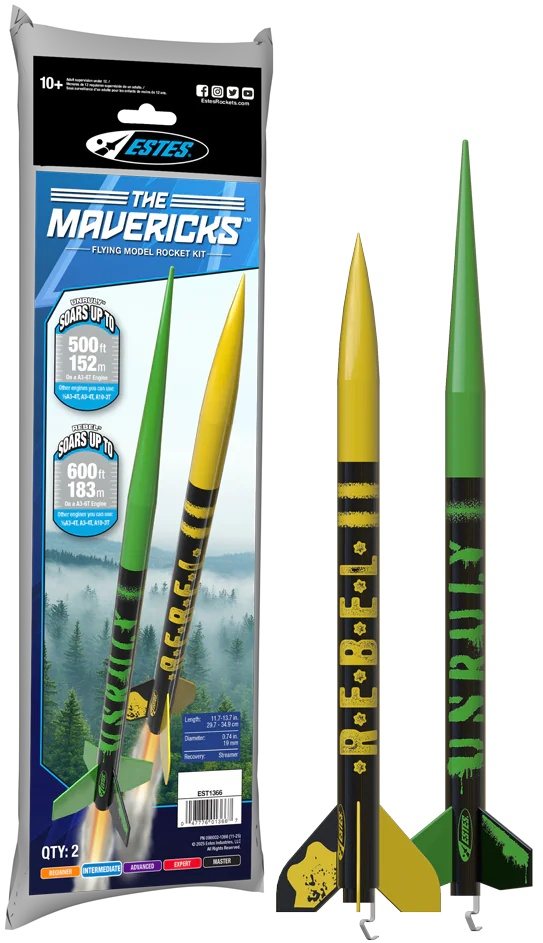 Estes The Mavericks Twin Pack Model Rocket Kit