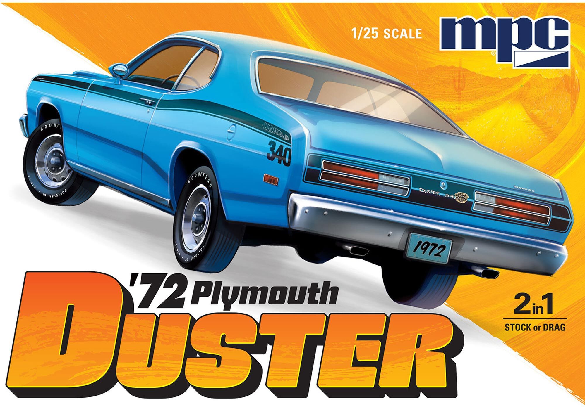 MPC 1/25 1972 Plymouth Duster Model Kit
