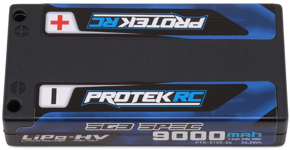 Protik R ProTek RC ProTek RC 1S 150C Low IR SG3 HV LiPo Battery (3.8V/9000mAh ...