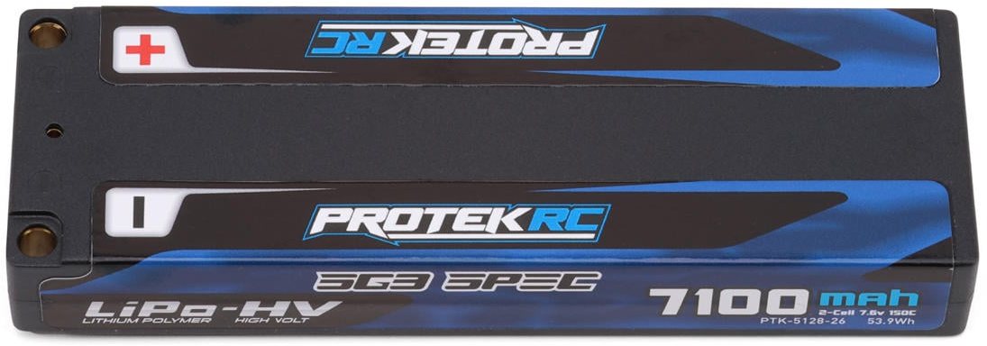 ProTek RC ProTek RC 2S 150C Low IR SG3 HV ULCG Stick LiPo Battery (7.6V ...