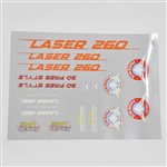 Phoenix Model Manufacturing Co. Decal Set: Laser 260 35cc ARF