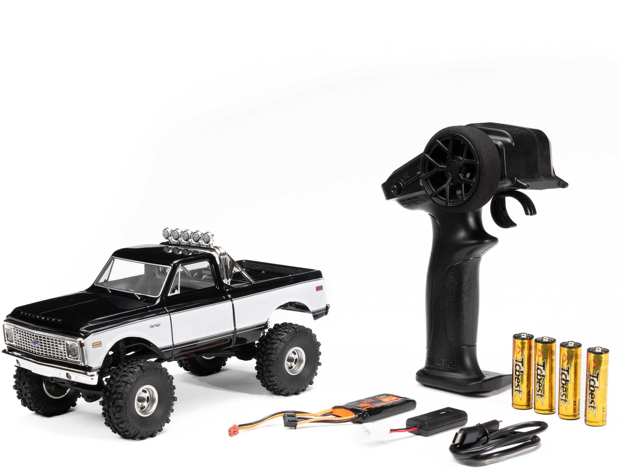 Axial 1/24 SCX24 1971 Chevrolet C10 4WD Truck RTR, Black