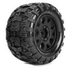 Power Hobby 1/8 Mt 3.8 Raptor Belted Mounted Tires W/ Removable Hex Wheels (