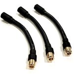 Power Hobby 8Mm Female To 6.5Mm Male 3 Inch Extensions (3 Pack)