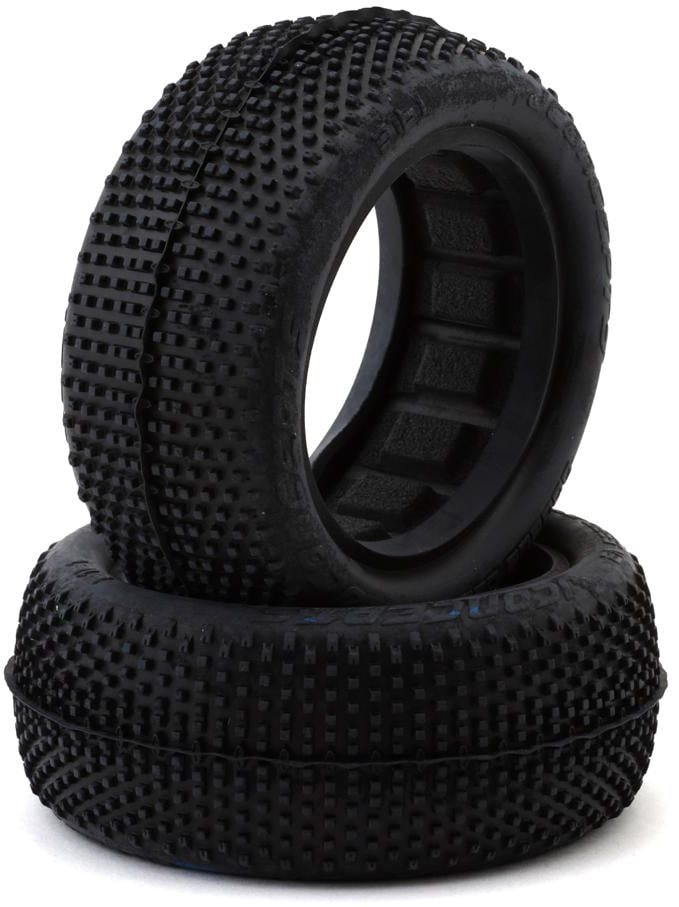 J Concepts JConcepts Double Dee\'s V2 2.2\" 4WD Front Buggy Tires (2) (Blue)