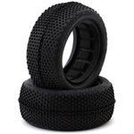 J Concepts JConcepts Double Dee's V2 2.2" 4WD Front Buggy Tires (2) (Blue)
