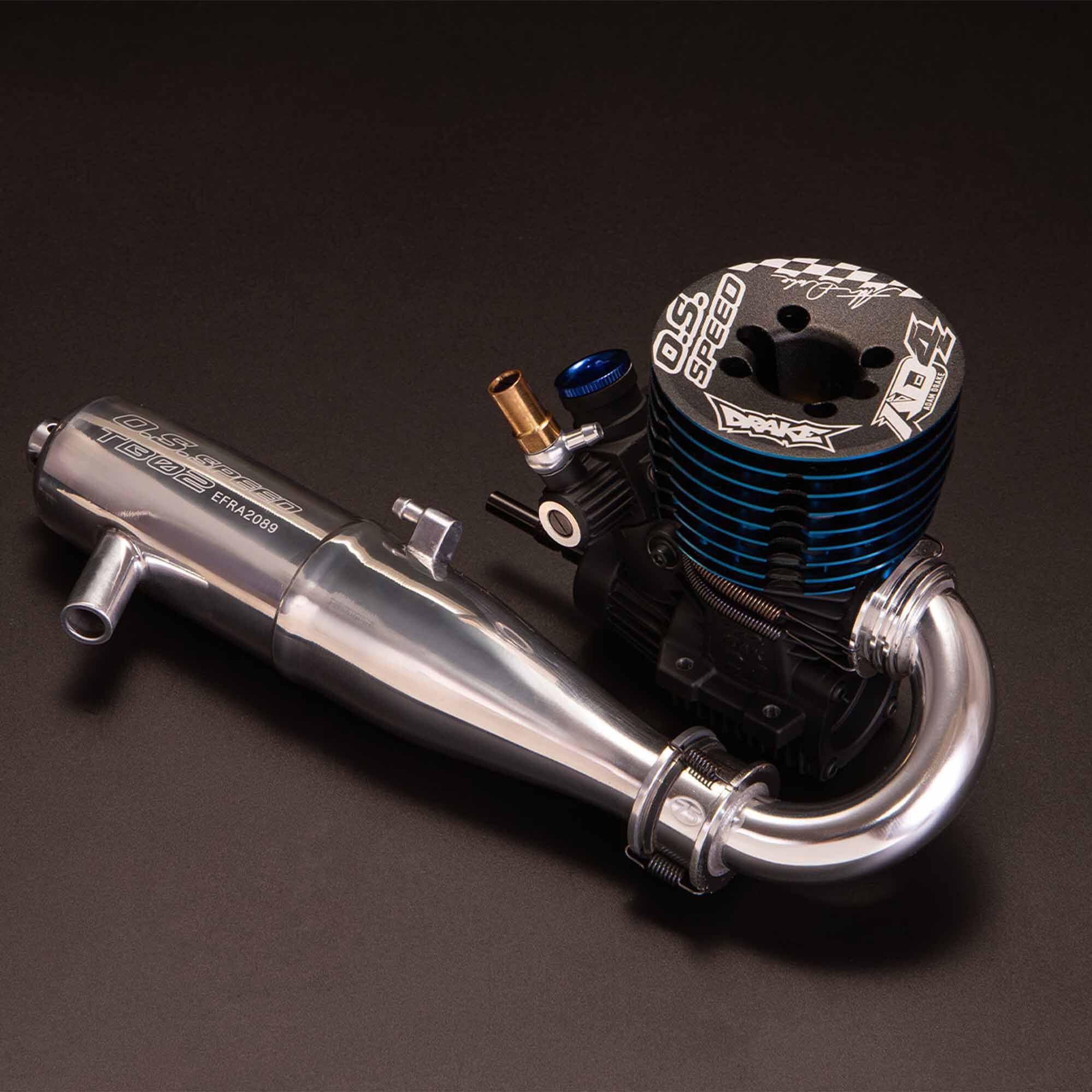 Os Speed Engine OS Motors O.S. Speed B21 Adam Drake Edition 4 3.49cc Nitro Engine with ...
