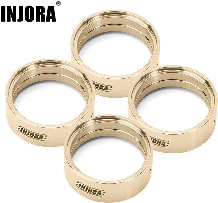 Injora 27g/pcs Brass Inner Rings for  1.3 Wheels