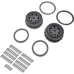 Proline Wheel and Beadlock Set, Gray (2): 5IVE-T 3.0