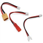 FuriTek Universal Power Cable Adapters Set (XT30/JST 2-Pin/Molex)