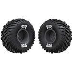ARRMA dBoots Cut Chevron MT Tire Set Glued - Gun metal