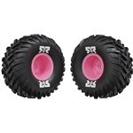 ARRMA dBoots Cut Chevron MT Tire Set Glued, Pink