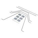 Hangar 9 Float Strut Set: Valiant 20cc