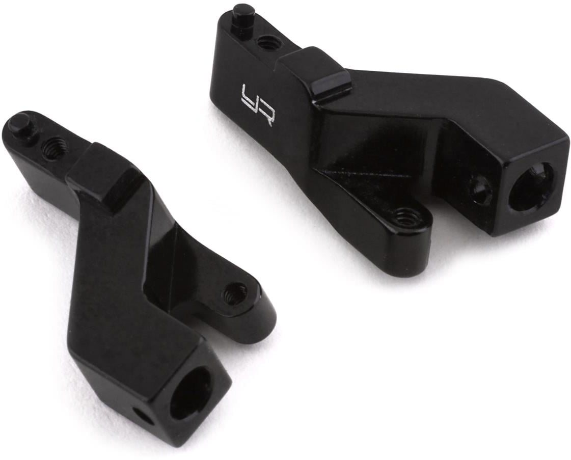 Yeah Racing Yeah Racing Axial SCX24 Aluminum Rear Bumper Mounts (Black) (2)