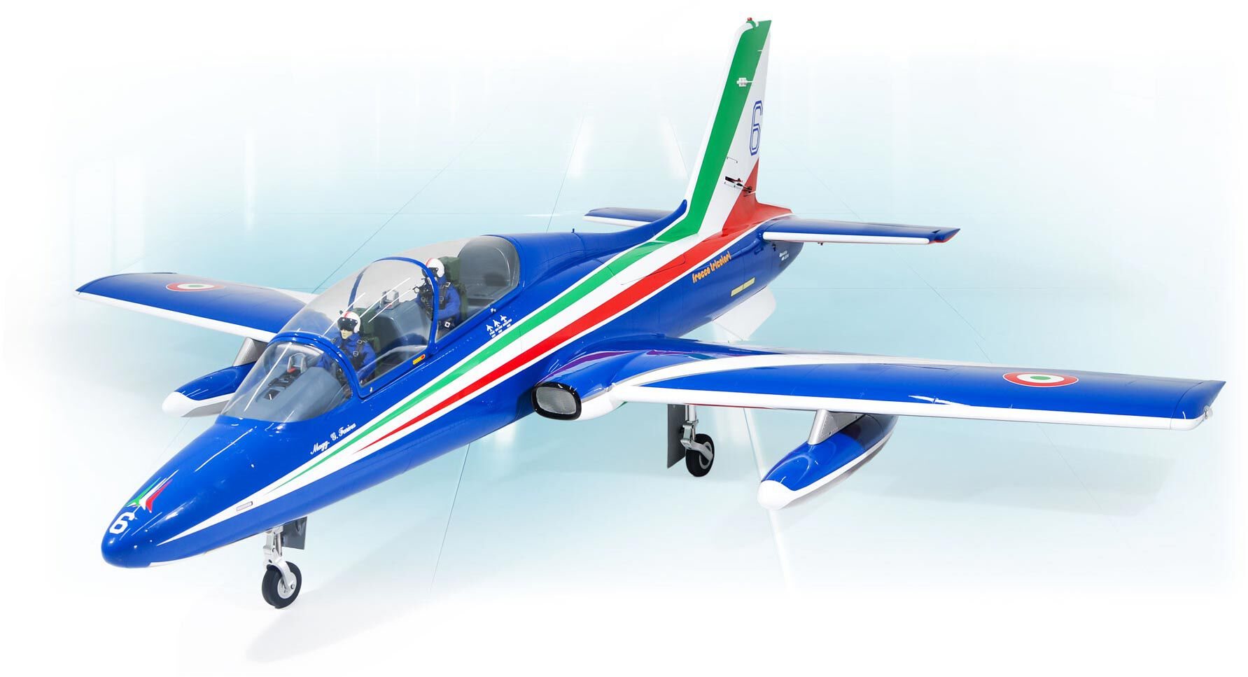 Phoenix Model Manufacturing Co. AERMACCHI MB-339 BLUE 2.7m Jet Turbine ...