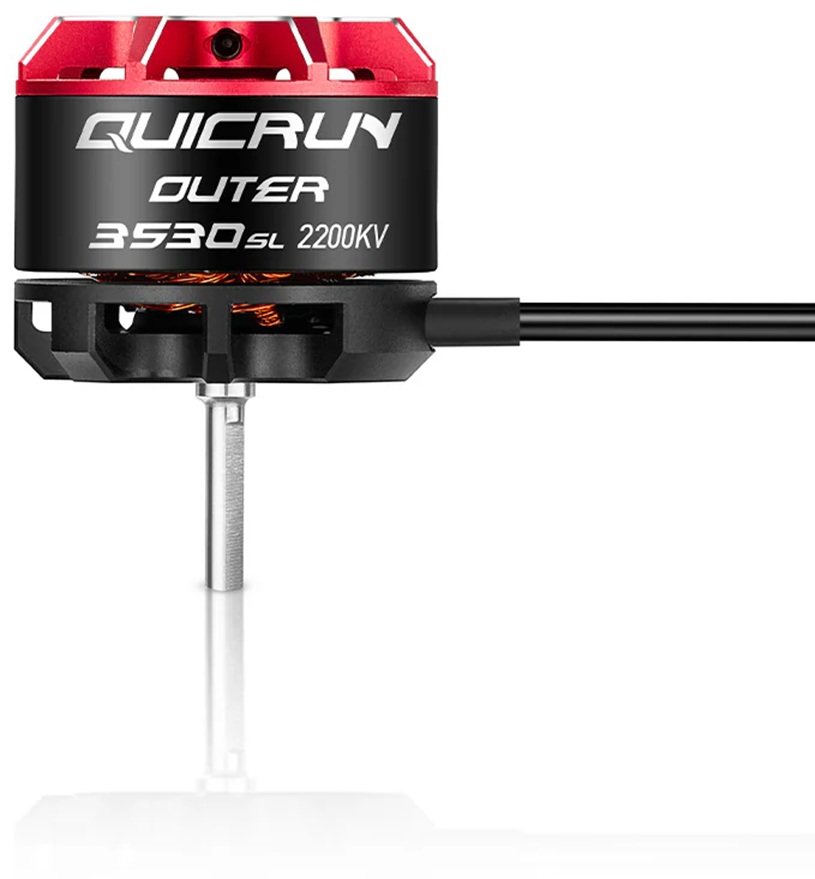 HOBBYWING Quicrun Wp 10Bl80 Crawler & 3530Sl 2200Kv Outer Motor Combo