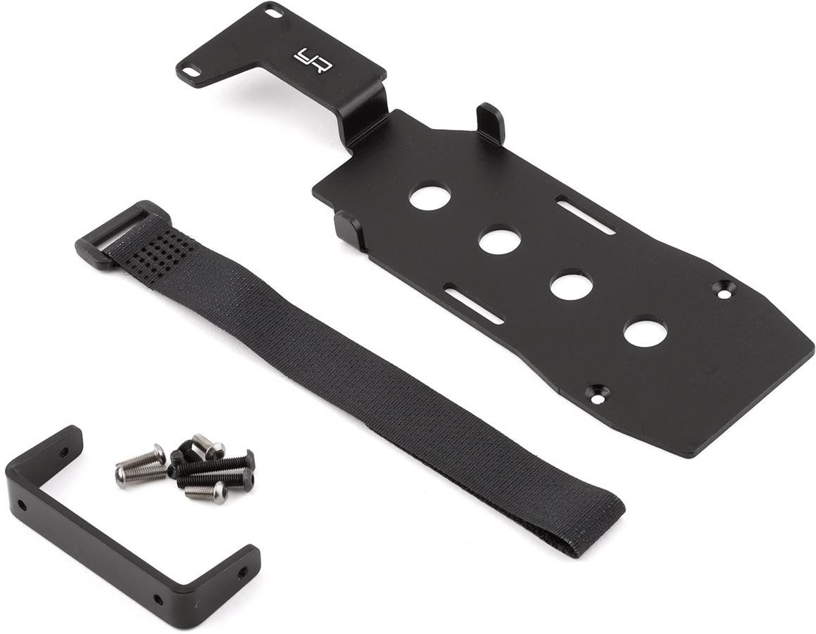 Yeah Racing Yeah Racing Aluminum LCG Battery Plate Kit for Traxxas TRX-4 (Black)