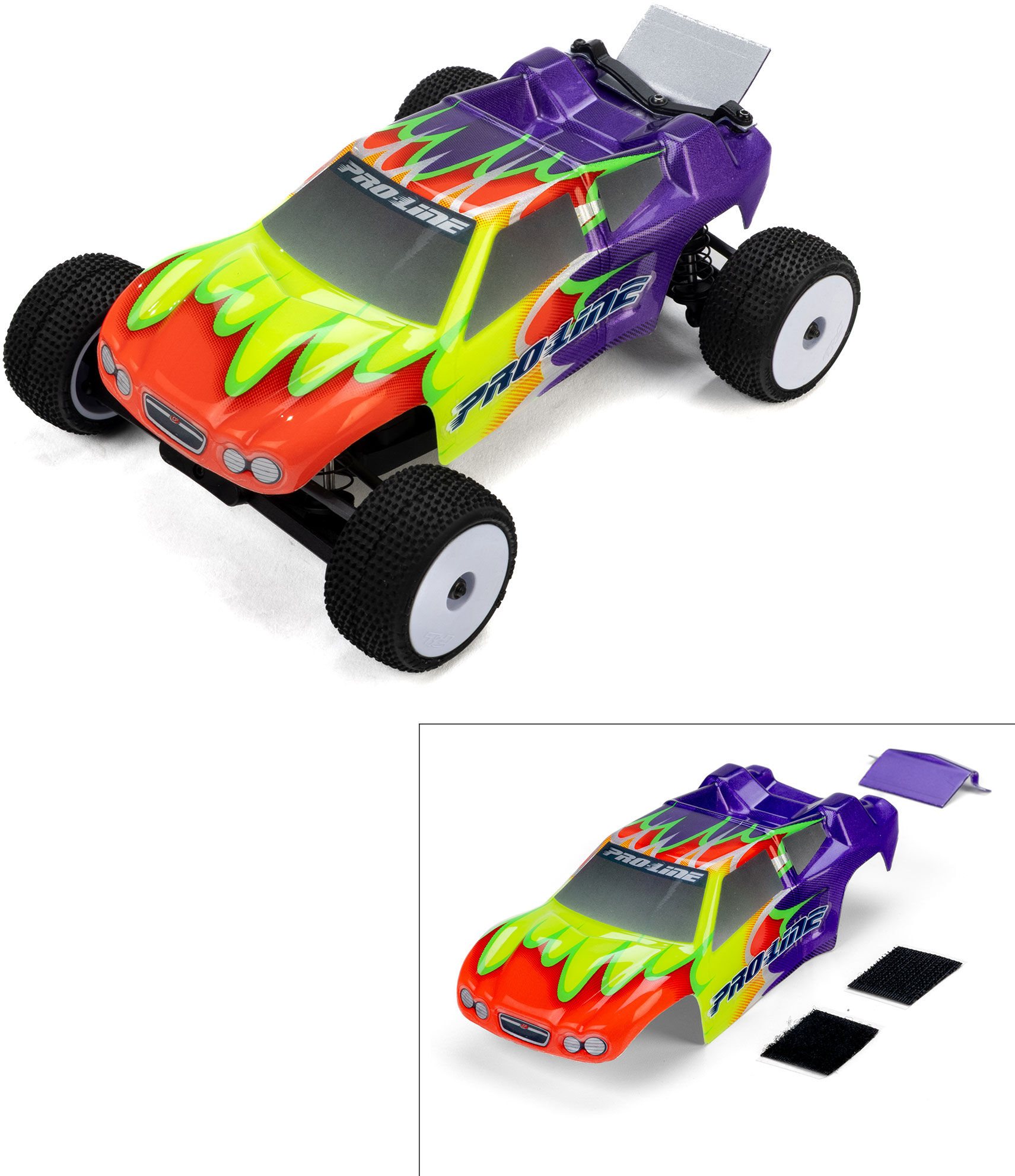 Proline Limited Edition Pre-Cut/Pre-Painted Crowd Pleazer Slipstream Body: Losi Micro-T