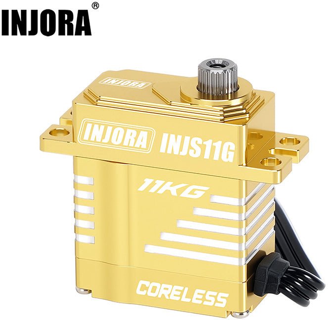 Injora INJS11GD 11KG Waterproof High Voltage Coreless Servo for 1/24 1/