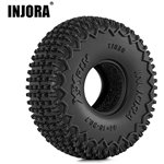 Injora 0.7 44*16mm XHX Pin Tires for 1/30 1/32 RC Crawlers (T7030)