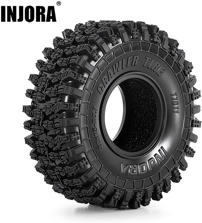 Injora 0.7 40*15mm Crawler Tires for 1/30 SCX30 (T7011)