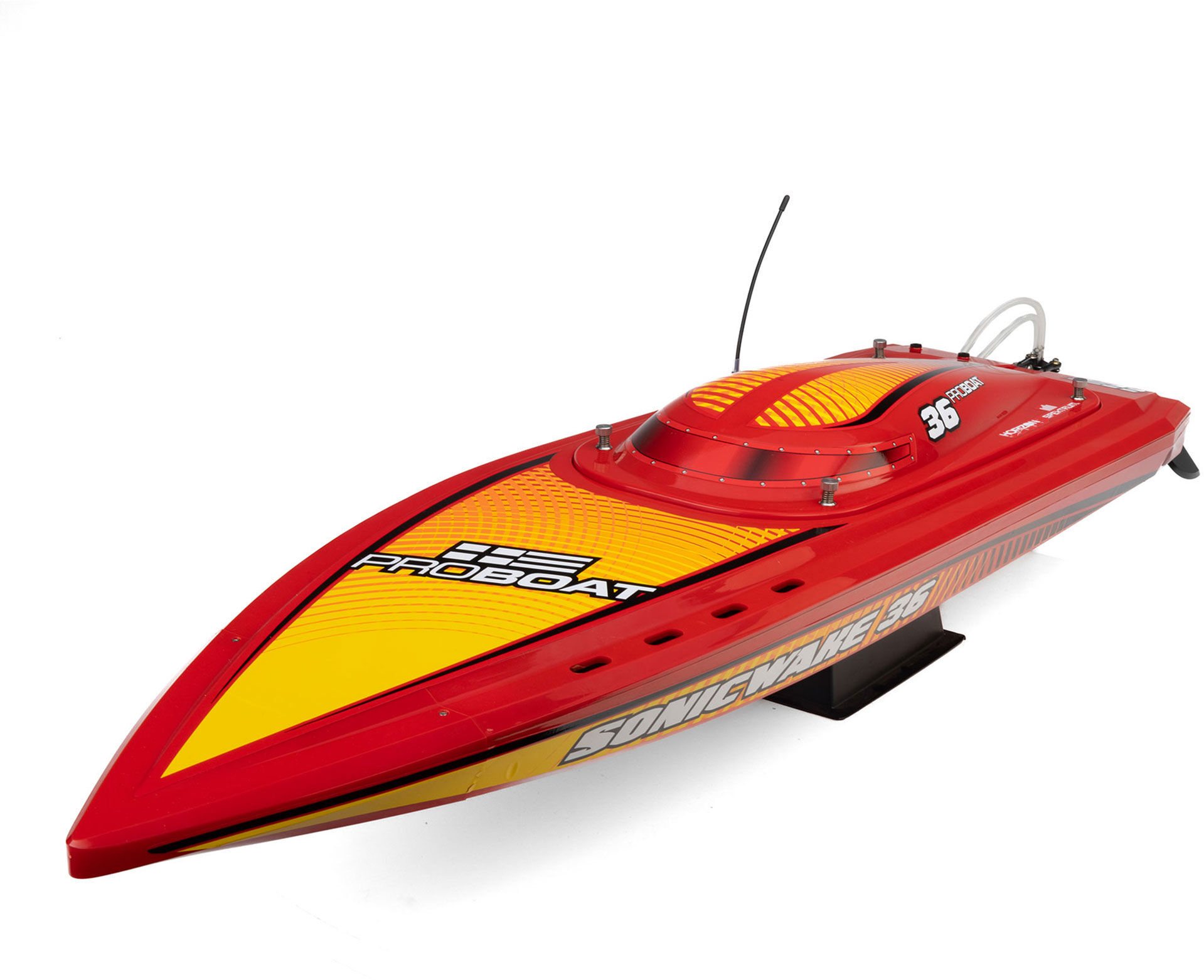 Pro Boat Sonicwake 36\" V3 Self-Righting V-Hull Boat RTR, Red