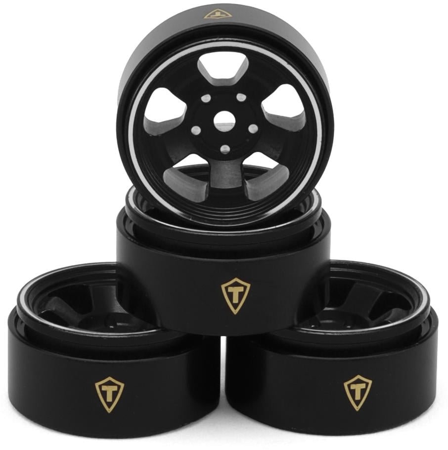 Treal Hobby Treal Hobby Axial SCX30 Type B 0.7\" 5-Spoke Aluminum Micro Rock Crawler Beadlock