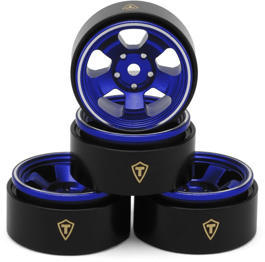 Treal Hobby Treal Hobby Axial SCX30 Type B 0.7\" 5-Spoke Aluminum Micro Rock Crawler Beadlock